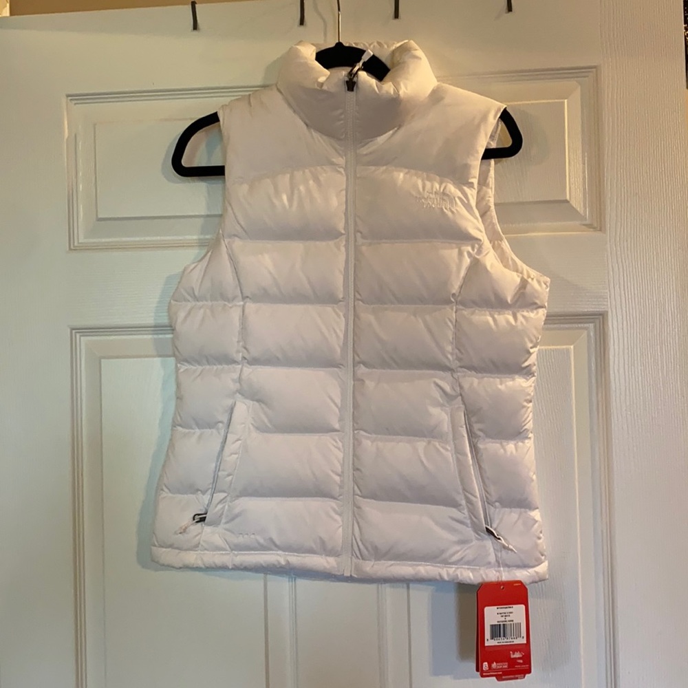 The North Face Vest. White. Sz Small.